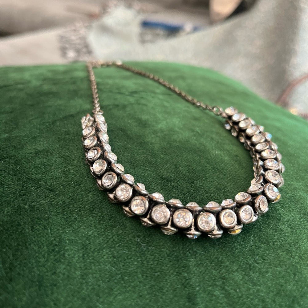 AEO Silver Rhinestone Necklace